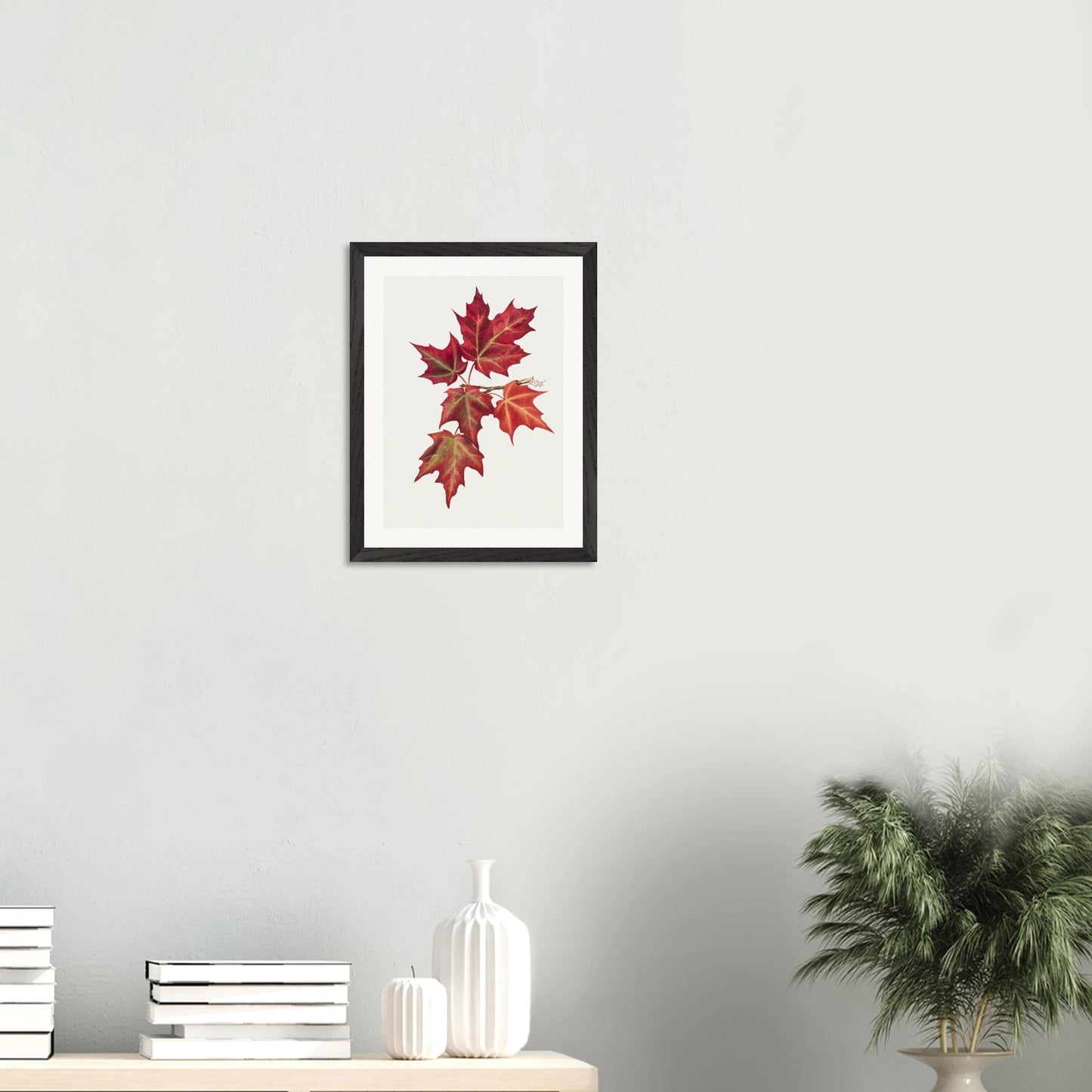 Wooden Framed Print | Autumn Leaves - Lyrea