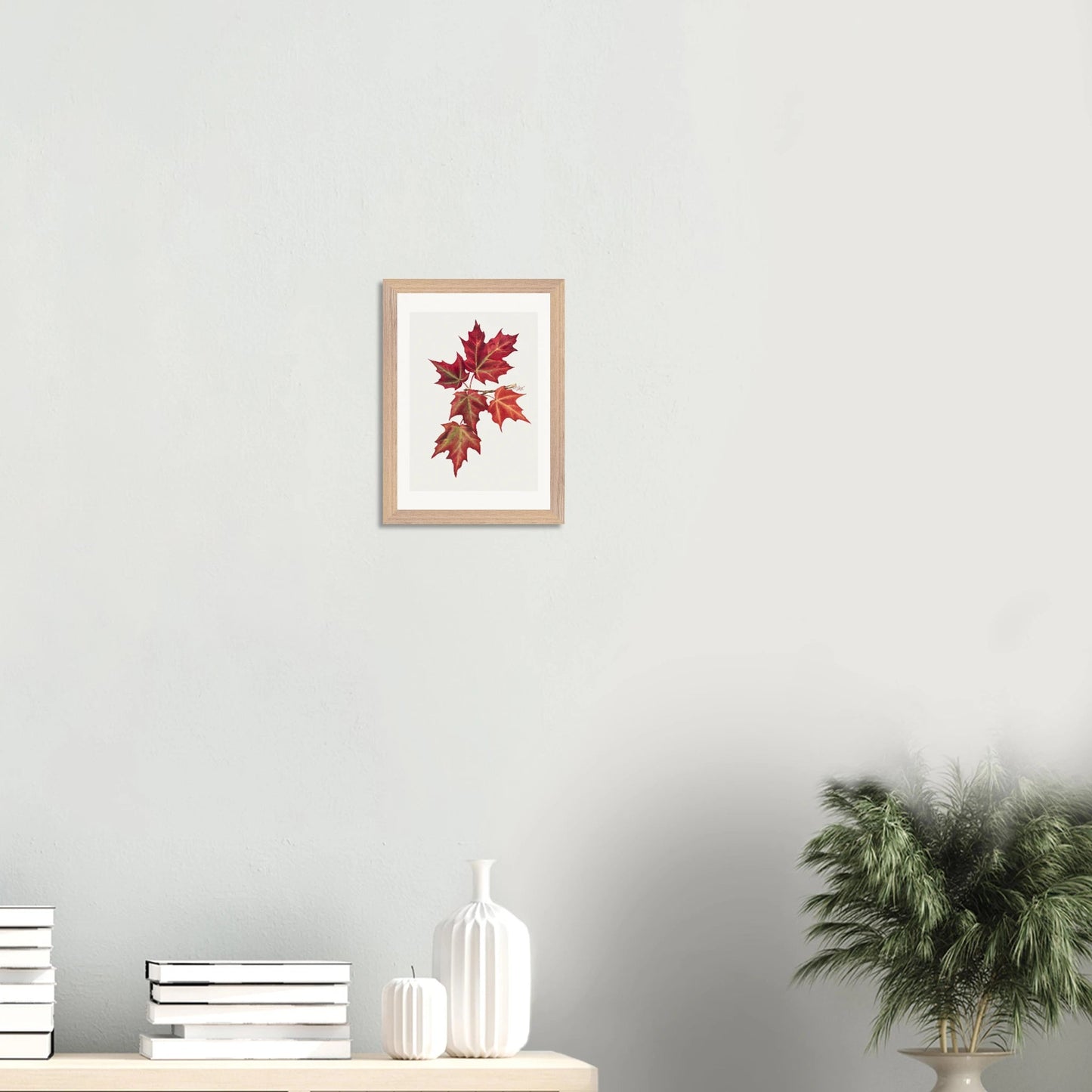 Wooden Framed Print | Autumn Leaves - Lyrea