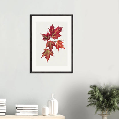 Wooden Framed Print | Autumn Leaves - Lyrea