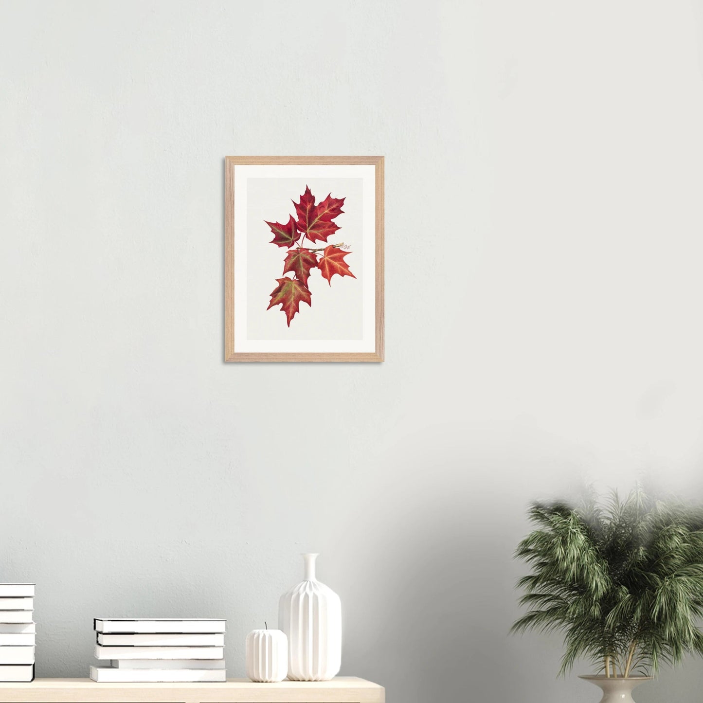 Wooden Framed Print | Autumn Leaves - Lyrea
