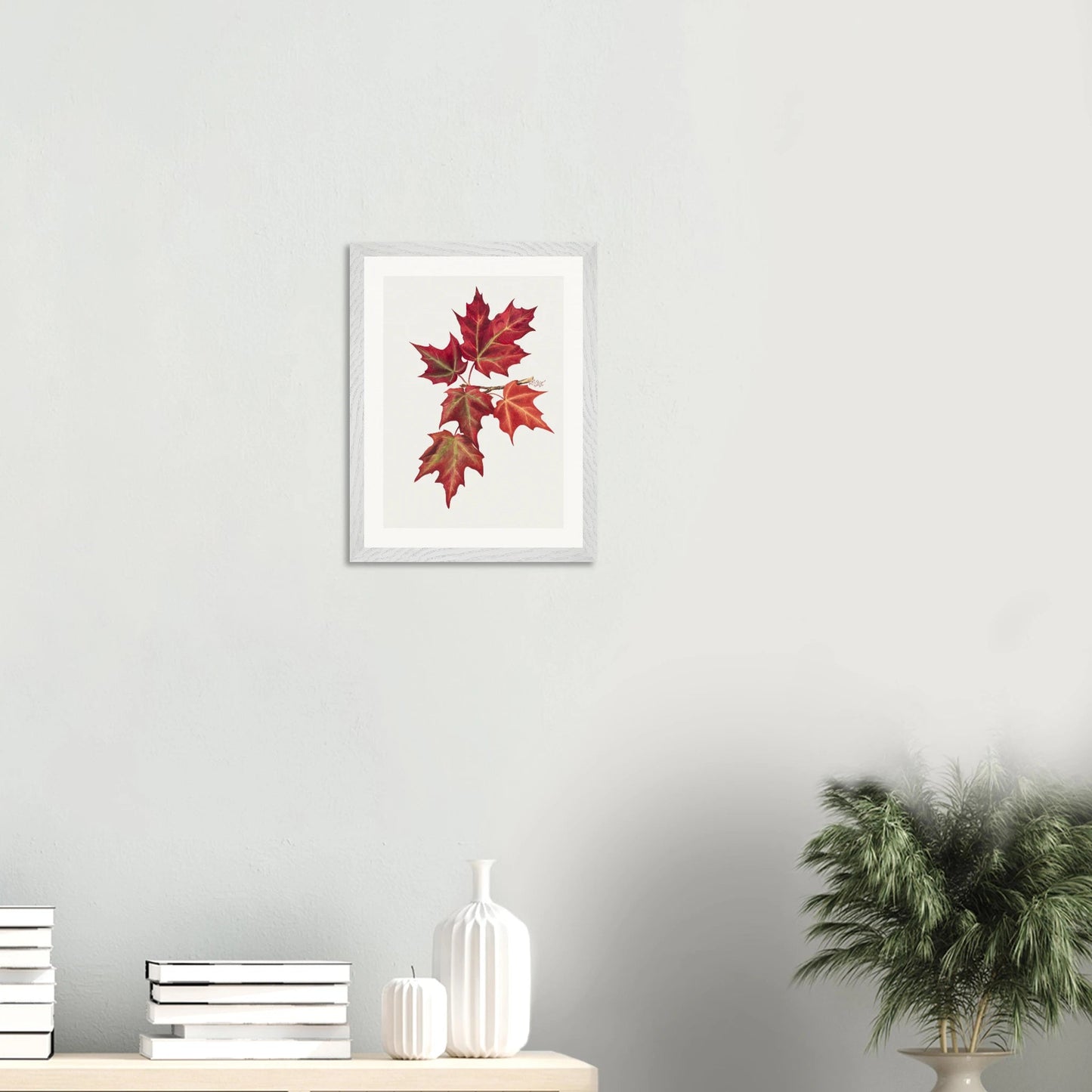 Wooden Framed Print | Autumn Leaves - Lyrea