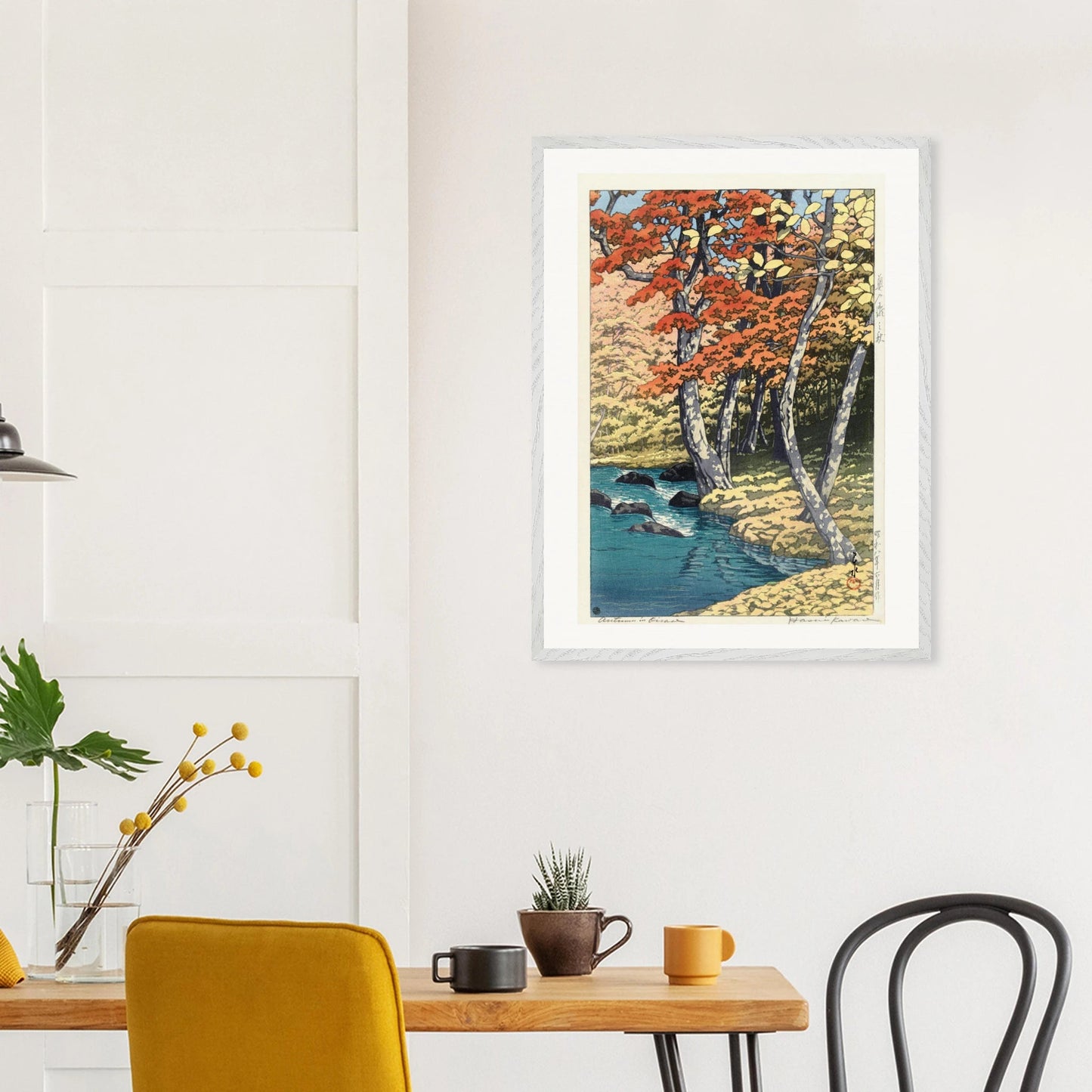 Wooden Framed Print | Herfst in Oirase - Lyrea