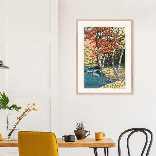 Wooden Framed Print | Herfst in Oirase - Lyrea