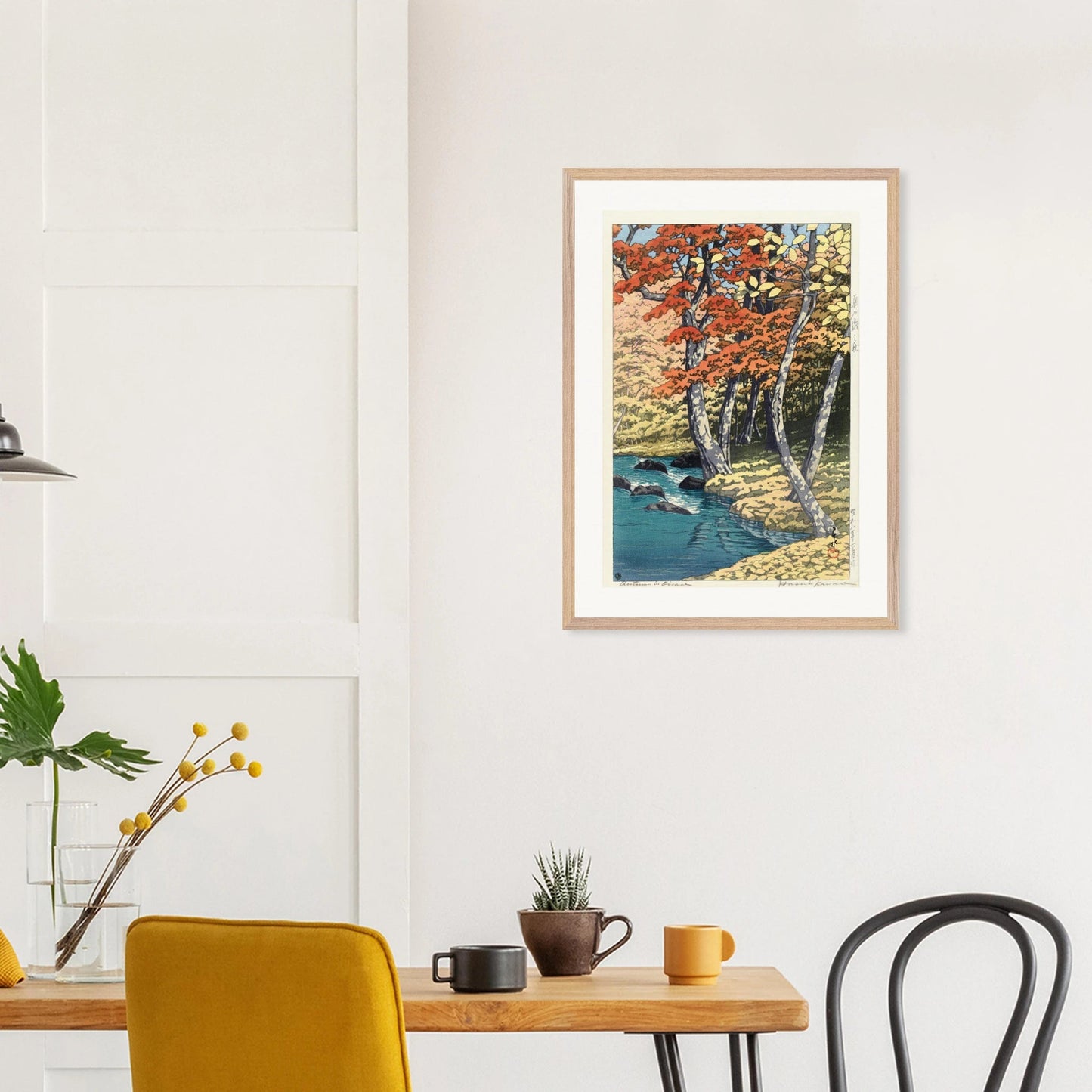 Wooden Framed Print | Herfst in Oirase - Lyrea
