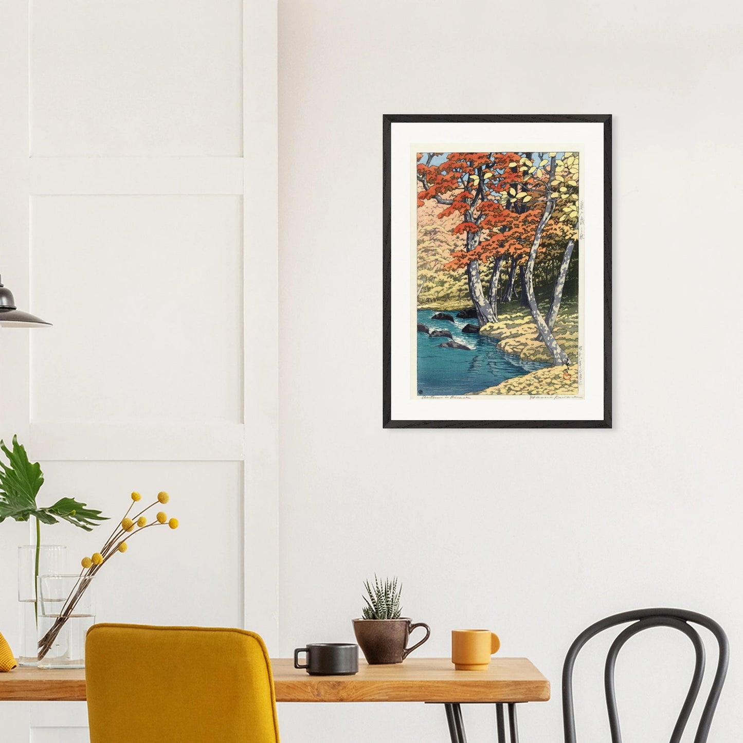 Wooden Framed Print | Herfst in Oirase - Lyrea
