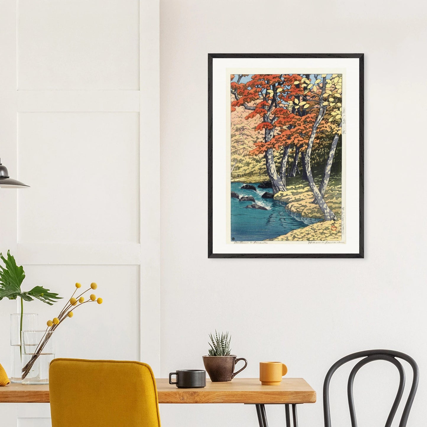 Wooden Framed Print | Herfst in Oirase - Lyrea
