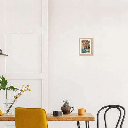 Wooden Framed Print | Herfst in Oirase - Lyrea