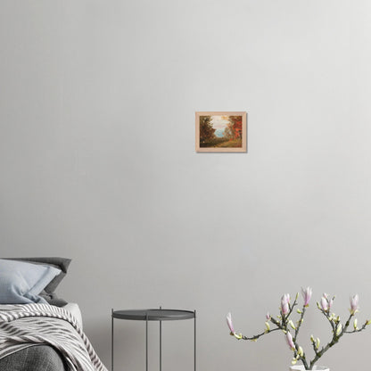 Wooden Framed Print | Woodland Scene - Lyrea