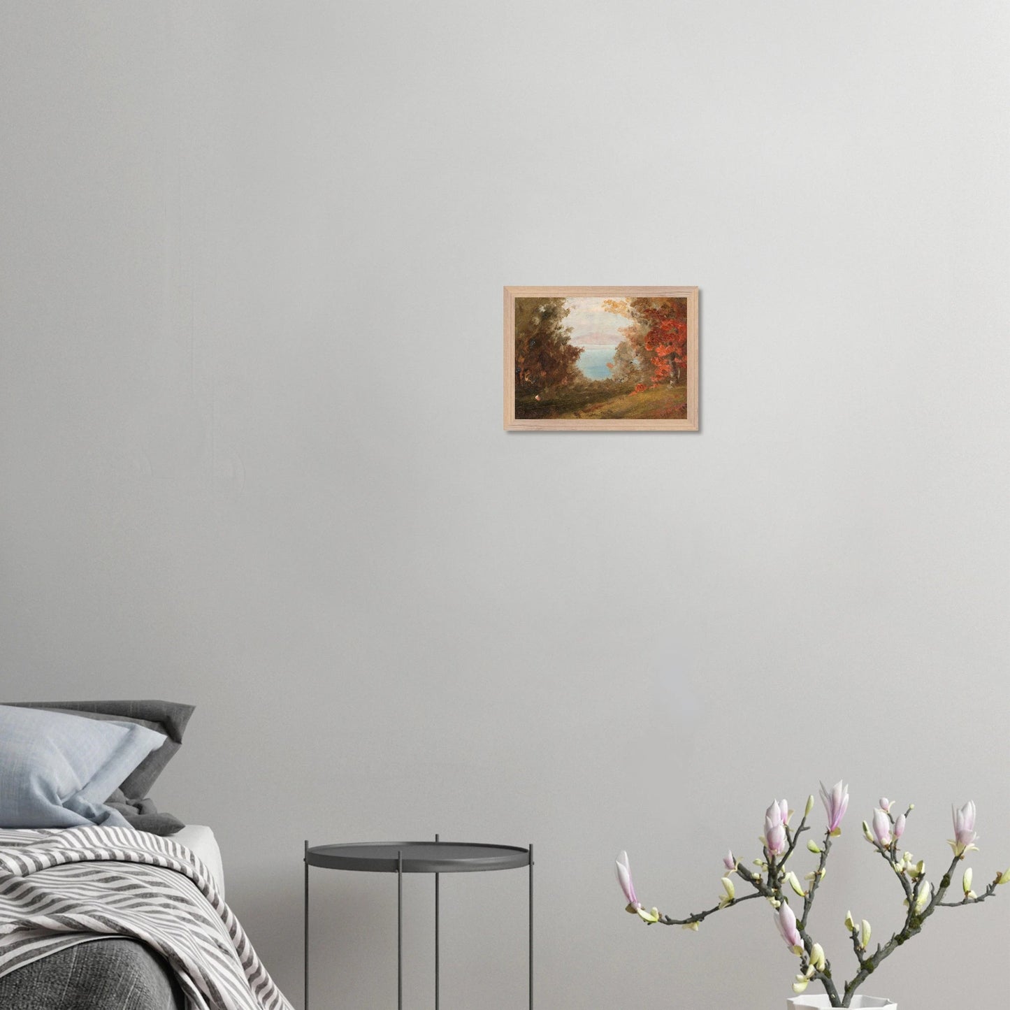 Wooden Framed Print | Woodland Scene - Lyrea