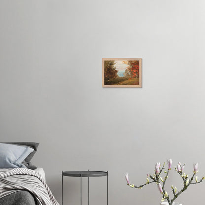Wooden Framed Print | Woodland Scene - Lyrea