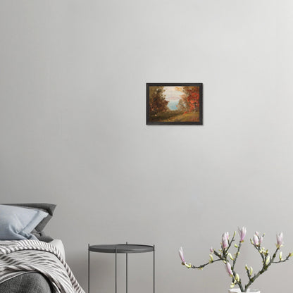 Wooden Framed Print | Woodland Scene - Lyrea
