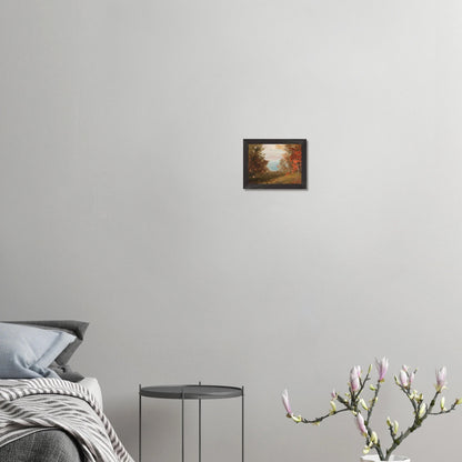 Wooden Framed Print | Woodland Scene - Lyrea