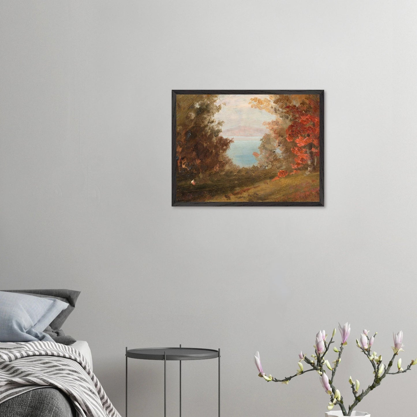 Wooden Framed Print | Woodland Scene - Lyrea