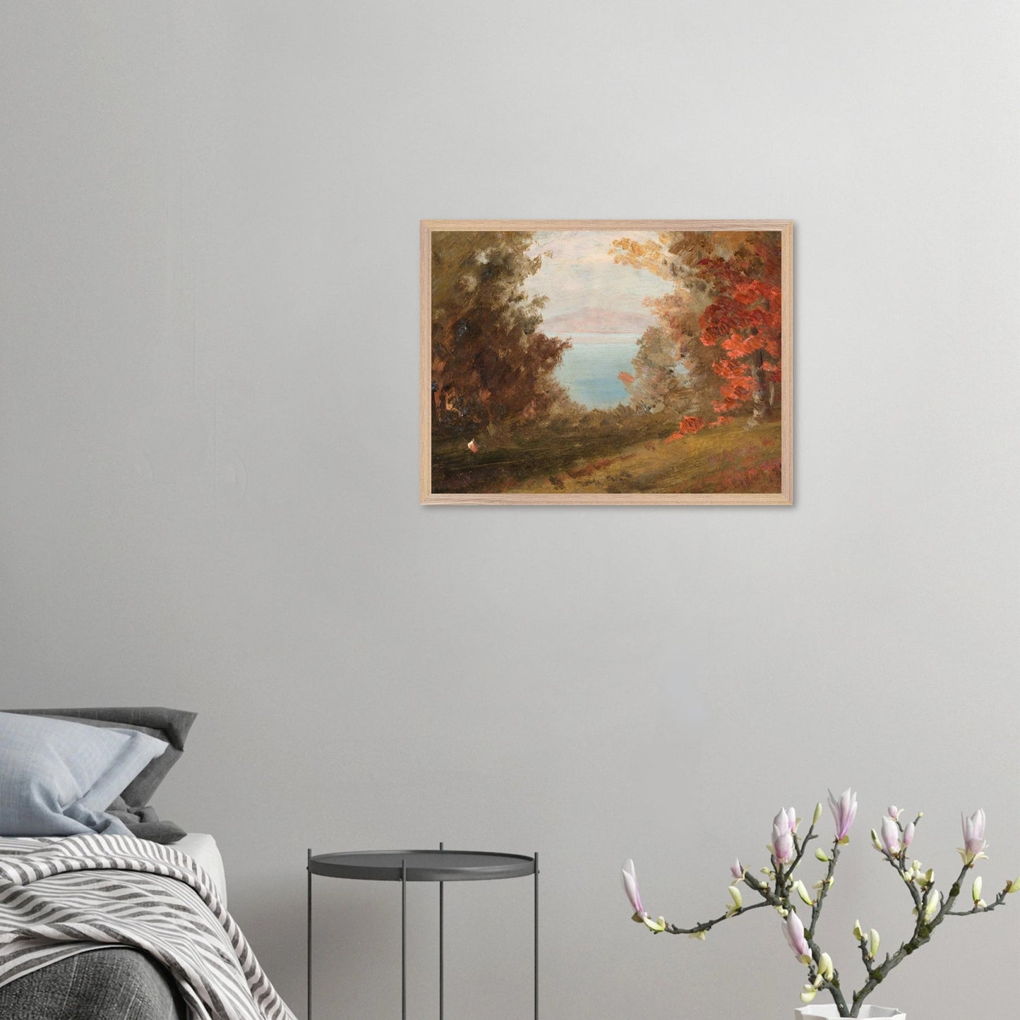 Wooden Framed Print | Woodland Scene - Lyrea