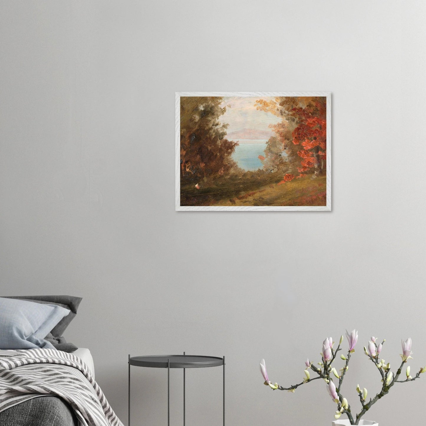 Wooden Framed Print | Woodland Scene - Lyrea