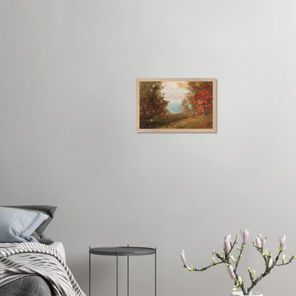Wooden Framed Print | Woodland Scene - Lyrea