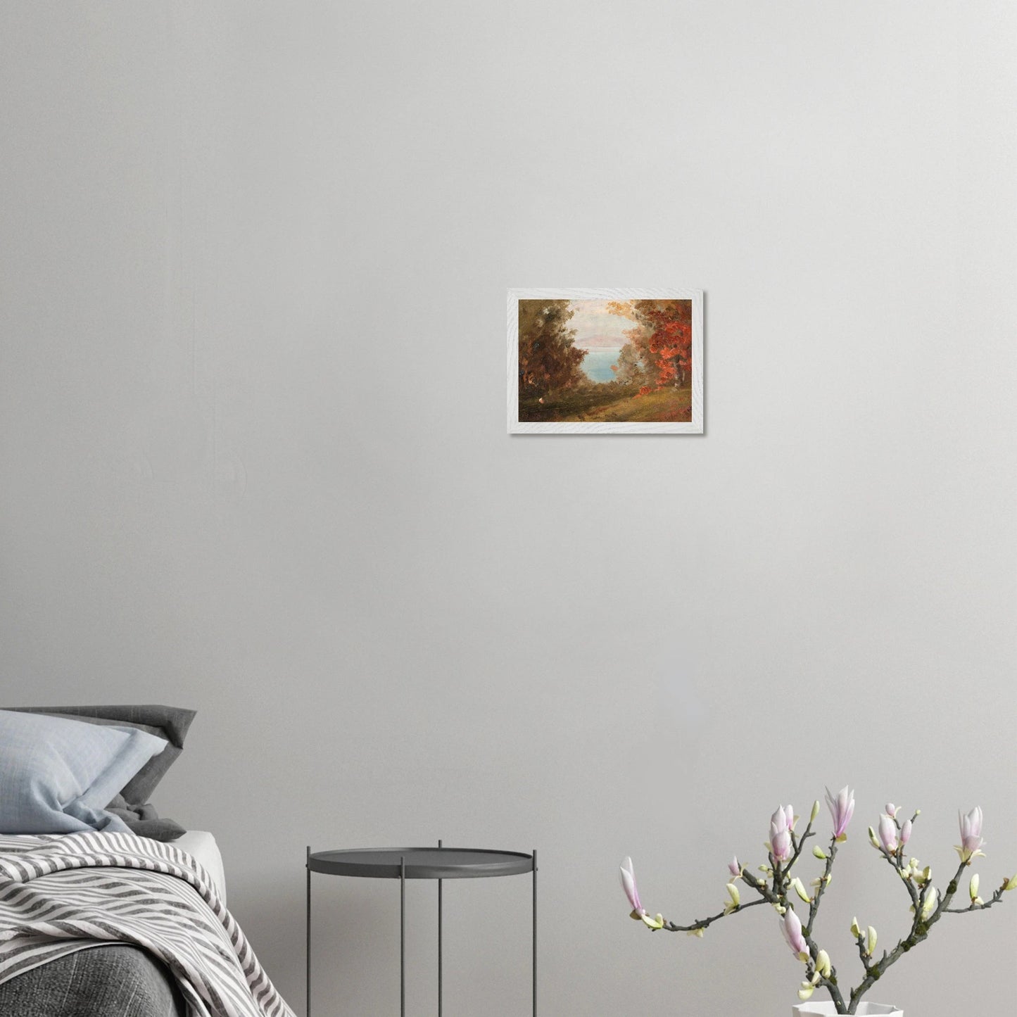 Wooden Framed Print | Woodland Scene - Lyrea
