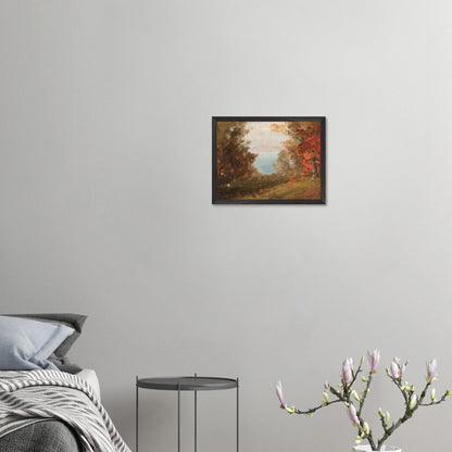 Wooden Framed Print | Woodland Scene - Lyrea