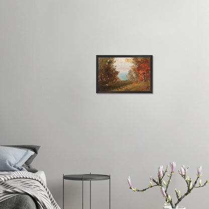 Wooden Framed Print | Woodland Scene - Lyrea