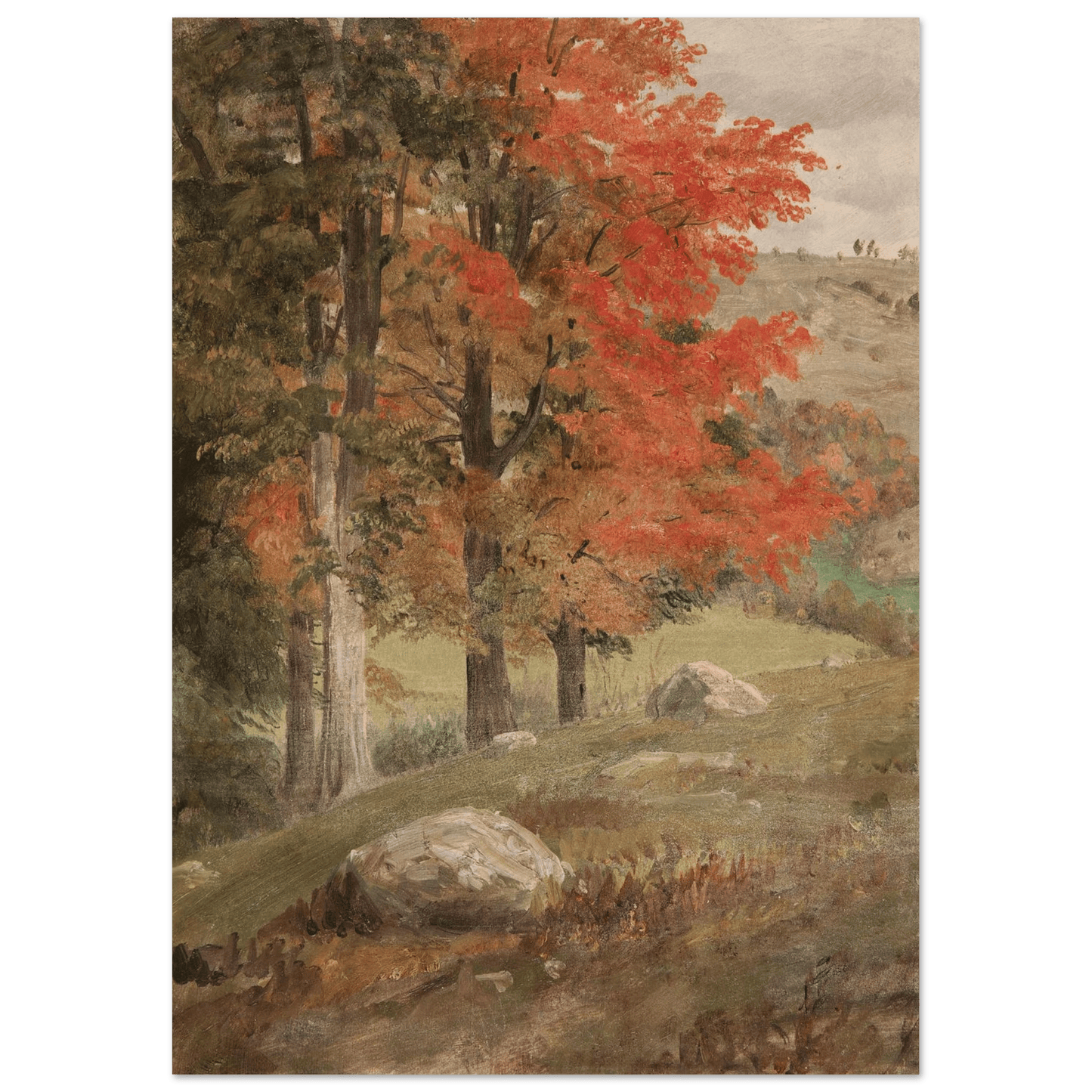 Woods in Autumn | Museum - Quality Paper - Lyrea