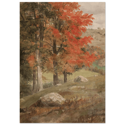 Woods in Autumn | Museum - Quality Paper - Lyrea