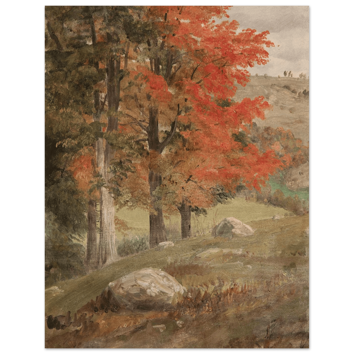 Woods in Autumn | Museum - Quality Paper - Lyrea