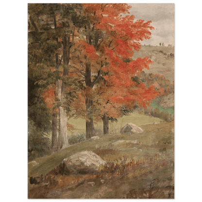 Woods in Autumn | Museum - Quality Paper - Lyrea