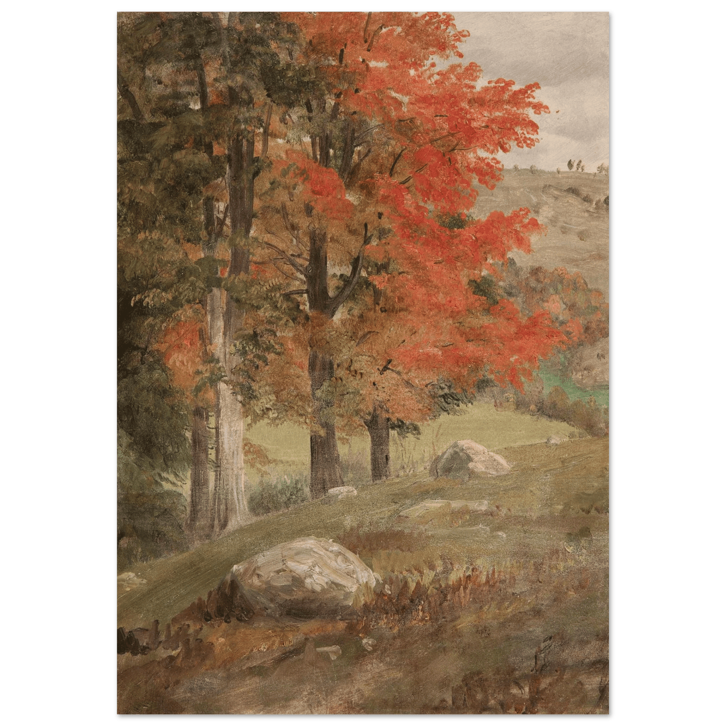Woods in Autumn | Museum - Quality Paper - Lyrea
