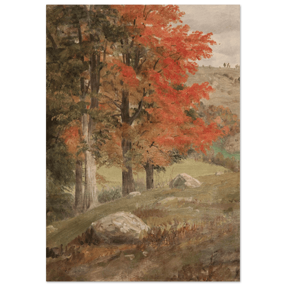 Woods in Autumn | Museum - Quality Paper - Lyrea