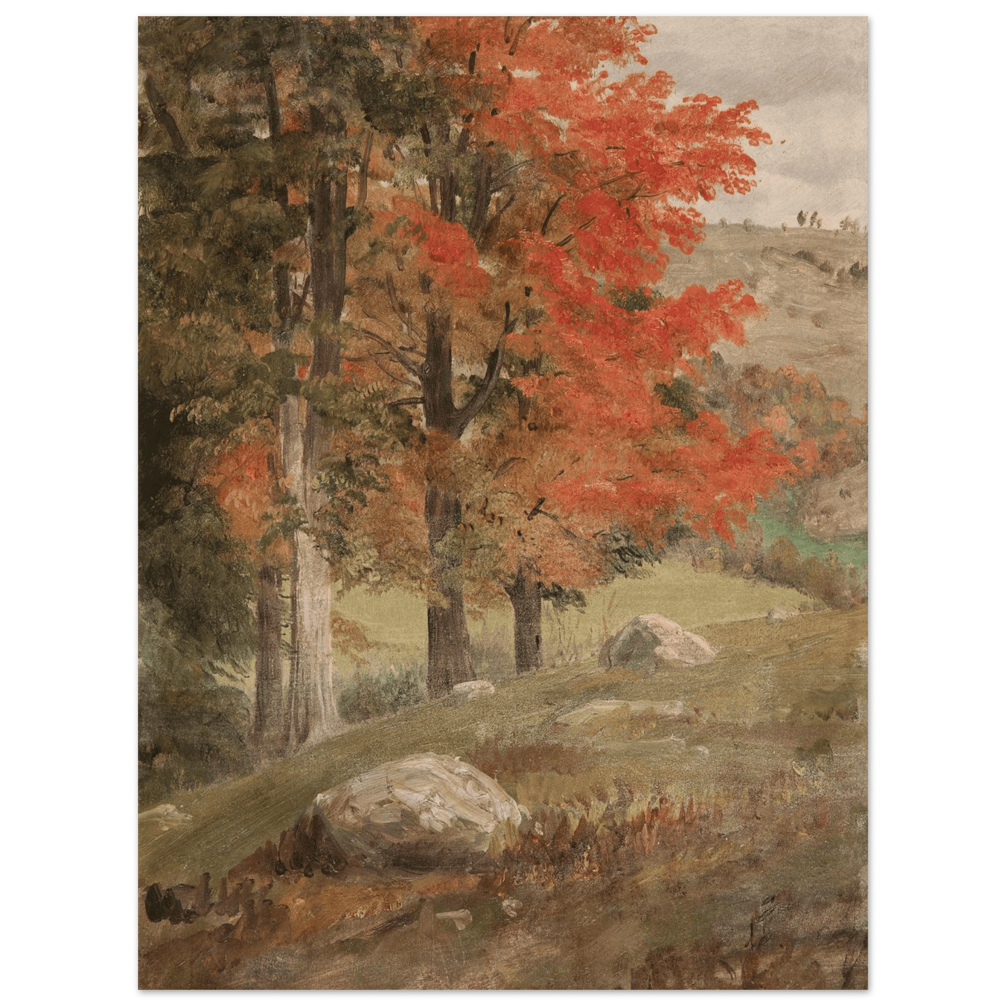Woods in Autumn | Museum - Quality Paper - Lyrea