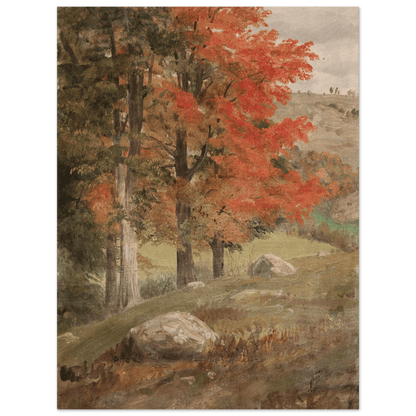Woods in Autumn | Museum - Quality Paper - Lyrea