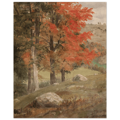 Woods in Autumn | Museum - Quality Paper - Lyrea