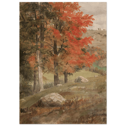 Woods in Autumn | Museum - Quality Paper - Lyrea
