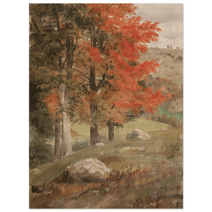 Woods in Autumn | Museum - Quality Paper - Lyrea